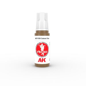 AK Canvas Tone Tan paint for realistic skin tones and effects on miniatures and models.