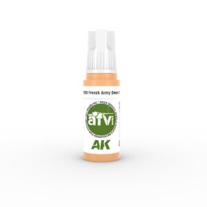 Sleek AK French Army Green spray paint bottle for precise application, ideal for model enthusiasts.