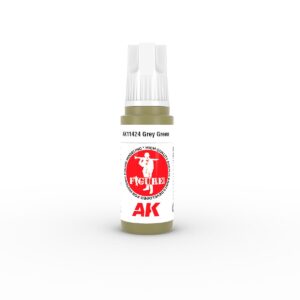 Gray Chrome model paint by AK, perfect for detailing models and artistic projects.