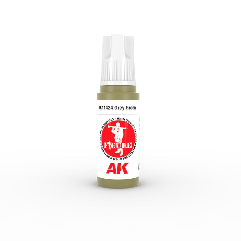 Gray Chrome model paint by AK, perfect for detailing models and artistic projects.