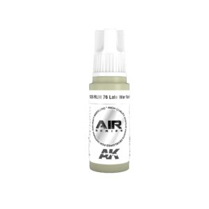 AK Interactive late-war light green model paint for precise application on military models.