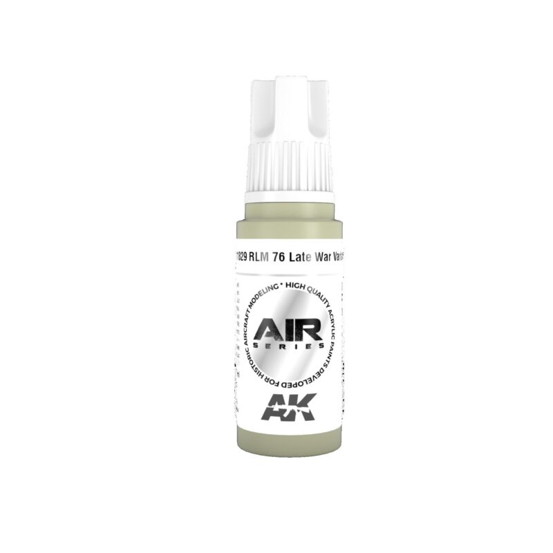 AK Interactive late-war light green model paint for precise application on military models.