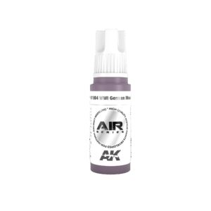 AK Interactive 60ml airbrush paint in WWI German Mauve for model makers and dioramas.