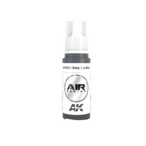 Deep Sea Blue airbrush paint by AK Interactive offers excellent coverage and precision application.