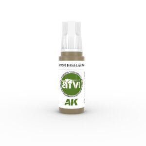 AK MTT-340 British Light Mud spray bottle for modeling and diorama enhancements.