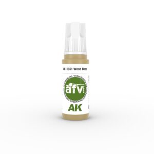 AT1351 Wood Base paint in sleek bottle for precise detailing in modeling and art.