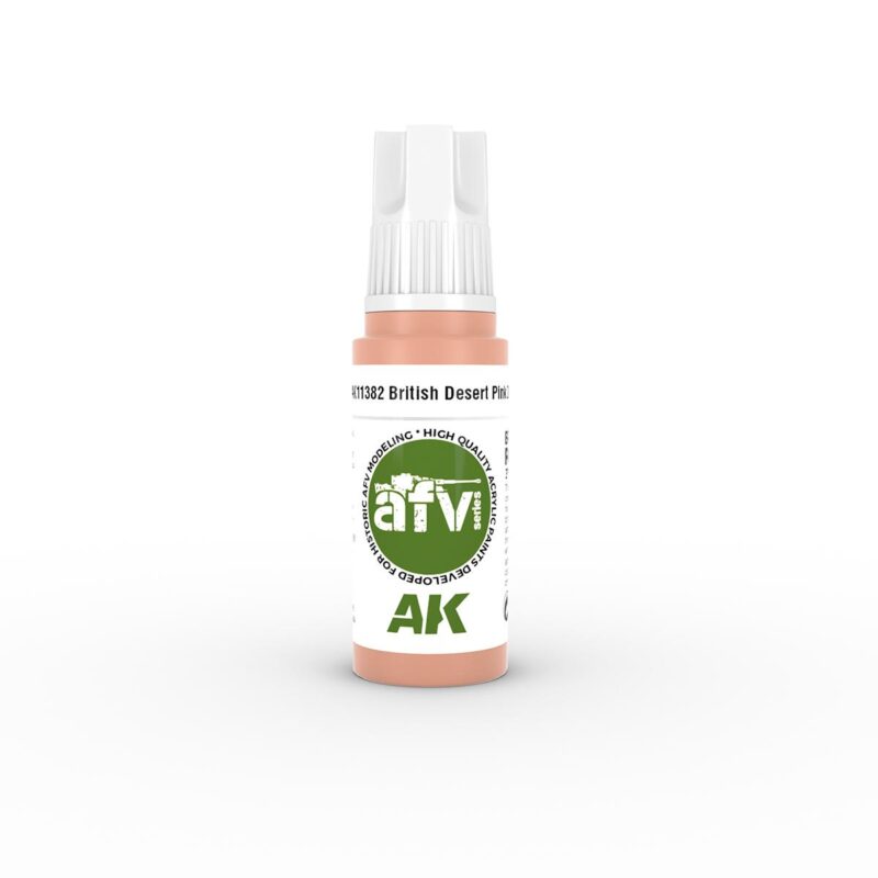 Transparent aTVi British Desert Pink airbrush spray for precise crafting and beauty applications.