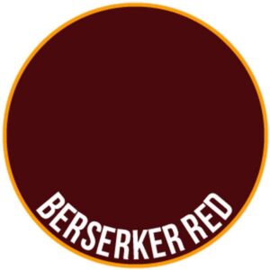 Bold Berserker Red logo with deep red circle and striking orange border, showcasing strength and energy.