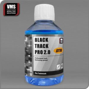 Black Track Pro 2.0: Premium blue modeling solution for realistic model train tracks.