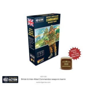 British Commandos Expansion for Bolt Action Game with dynamic art and tactical gameplay elements.