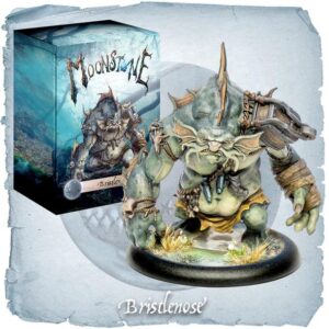 Bristlenose, the aquatic warrior miniature from Moonstone, features stunning details and vibrant colors.