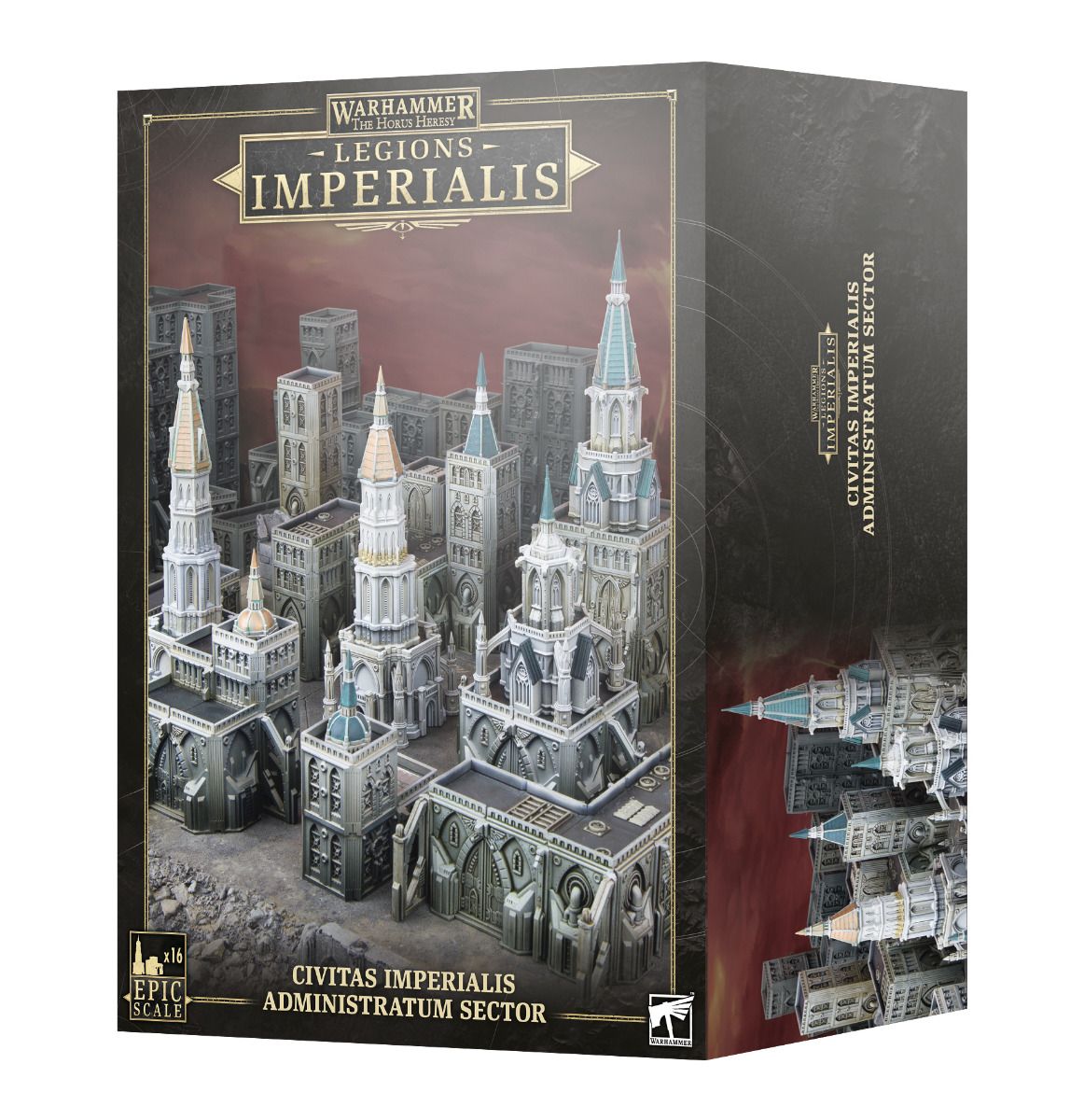 Civitas Imperialis: Administratum Terrain Set for immersive Warhammer 40K tabletop gameplay and storytelling.