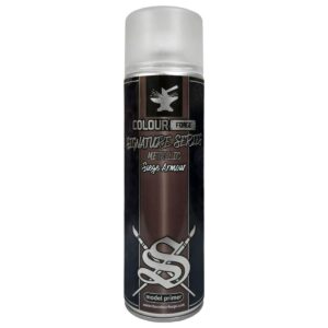 Colour Force Metallic Model Primer Spray Can with sleek design for a flawless metallic finish.