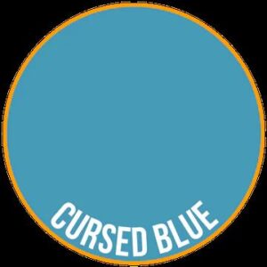 Cursed Blue: A whimsical take on colors emotional impact within vibrant design elements.