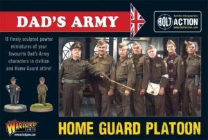 Dads Army Home Guard miniature set features 18 detailed pewter figures from the classic show.