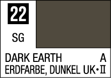Dark Earth Color Swatch #22: A deep brown shade for stable design applications.