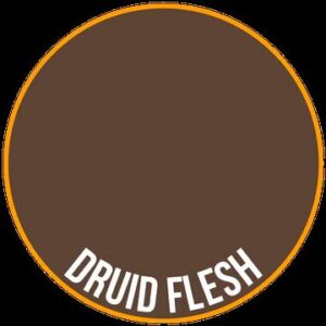 Druid Flesh: Earthy brown circle with bright orange border, symbolizing natures warmth and mystique.
