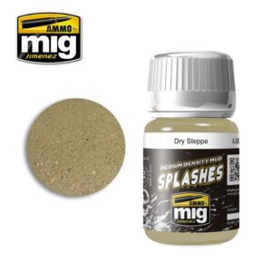 Dry Steppe model paint by Ammo: versatile earthy tan for detailed modeling projects.