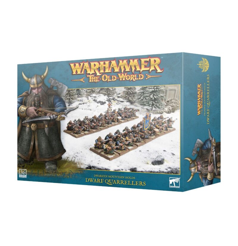Dwarf Quarrellers Box Set: Engage in epic battles in Warhammer: The Old World.