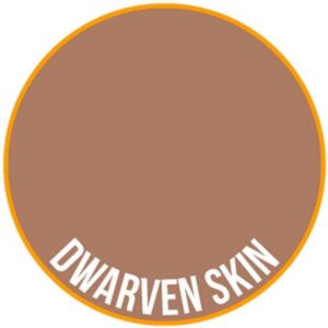 Minimalist Dwarven skin design with earthy tones and vibrant accents, perfect for fantasy themes.