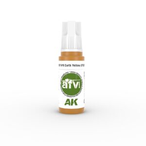 Vibrant Earth Yellow pigment in a modern spray bottle, perfect for artists and creative projects.