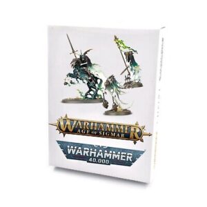 Discover the Warhammer Age of Sigmar: Ethereal Court Miniatures Set with intricate designs and fantasy themes.