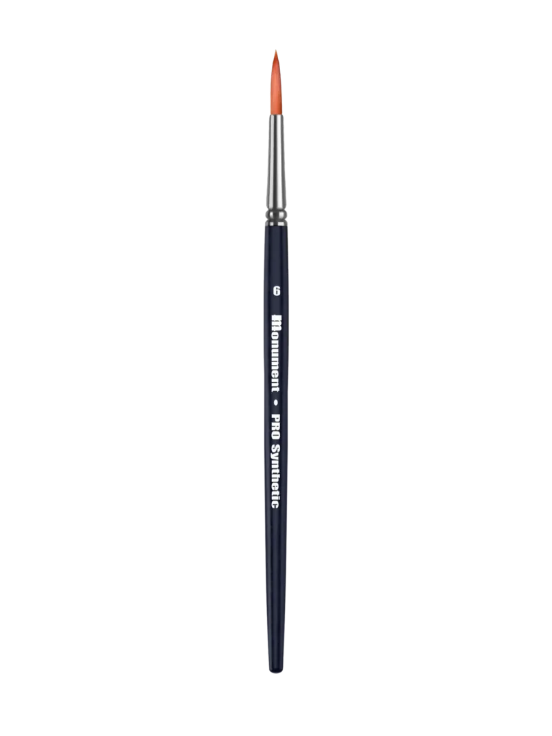 Sleek orange and blue eyebrow pencil for defined brows with easy twist-up application.