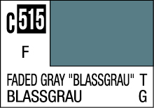 Faded Gray color swatch, also known as Blassgrau, featuring code c515 for design reference.