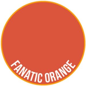 Vibrant Fanatic Orange logo symbolizing team spirit and enthusiasm with bold text and bright colors.