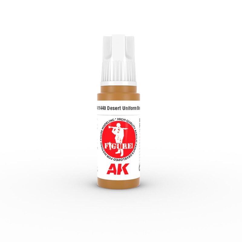 AK Desert Uniform figure paint: precision acrylic for military models in desert colors.