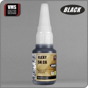 Compact Flexy 5K CA adhesive for precise modeling applications from Vantage Modelling Solutions.