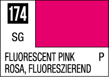 Vibrant fluorescent pink color swatch, perfect for creative projects and design applications.