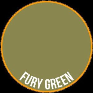 Bold Fury Green design with orange border and modern typography creates dynamic visual appeal.
