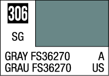 Versatile gray color sample FS36270 card with minimal design and bilingual labels.