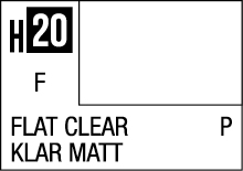 H20 Flat Clear Finish: Matte Transparent Specification with German Reference Klar Matt.