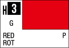 Red warning sign indicating hazard classification H3, G, and decay information RED ROT.