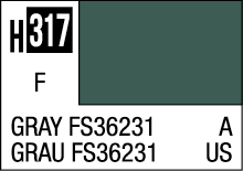 Dark gray color sample H317 for military and industrial design applications.