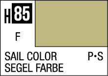 Sail Color H85 sample card featuring a soft green hue for design applications.