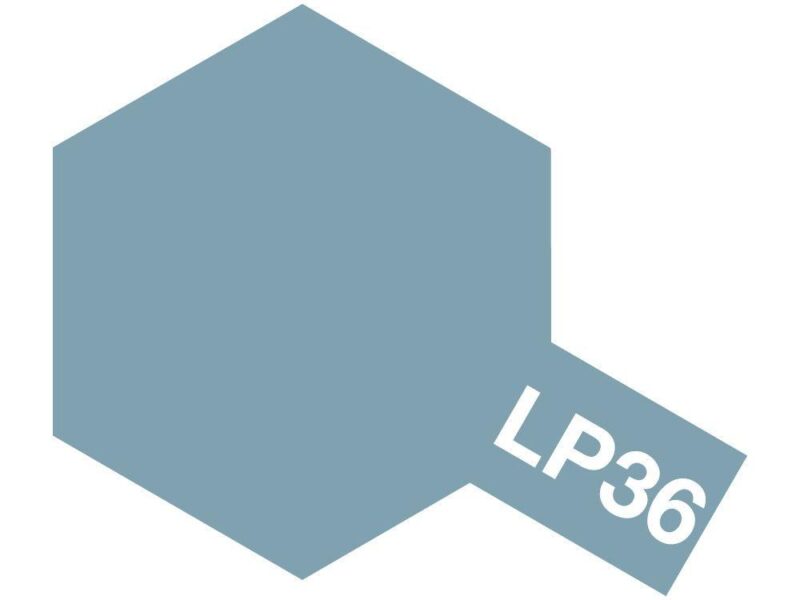 Stylish bluish-gray hexagon with LP36 label for design and color identification.