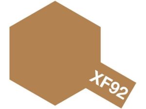 Brown hexagon with color code XF92 for precise design reference and artistic applications.