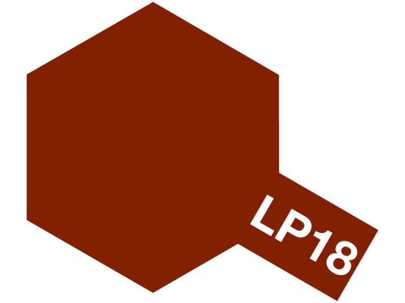 Minimalist brown hexagon with LP18 label, perfect for branding and design purposes.