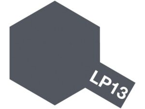 Sleek dark gray hexagon with angled label displaying bold code LP13 for modern design.