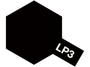 Black hexagon logo with LP3 label in white, showcasing modern minimalist design.
