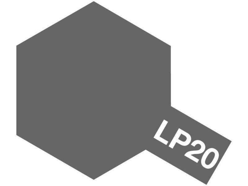 Gray hexagon with LP20 label, ideal for color coding and industrial applications.