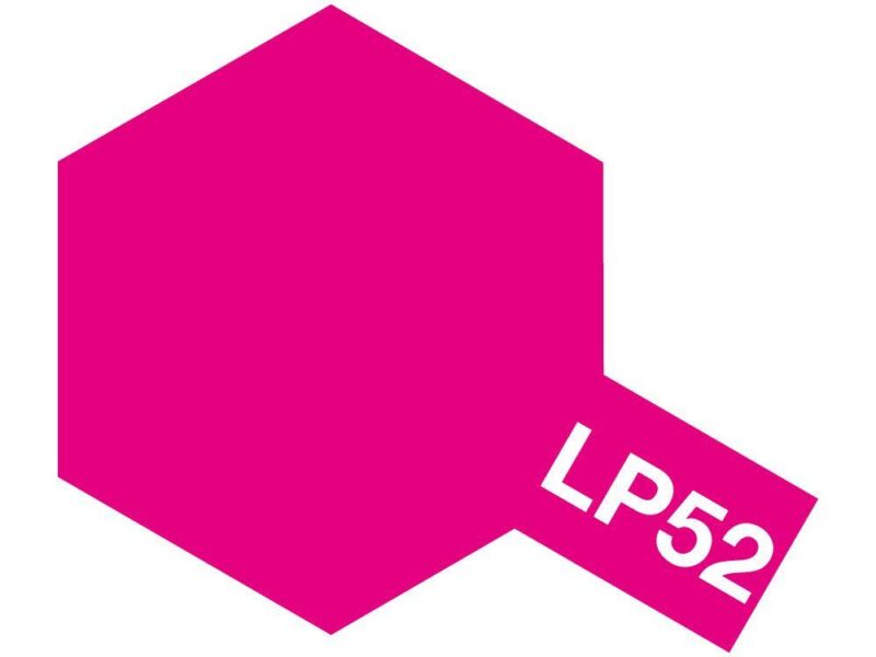 Bright pink hexagon design with code LP52, ideal for modern branding and artistic applications.