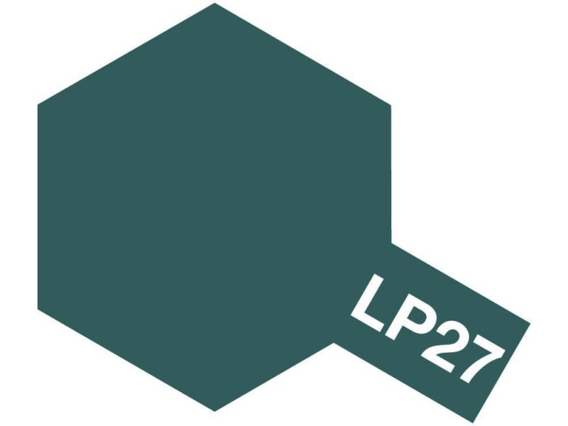 Deep teal hexagon with LP27 tag, blending modern design and effective branding.