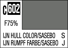IJN Sasebo Hull Color C602 Swatch for Model Painting and Historical Reference.