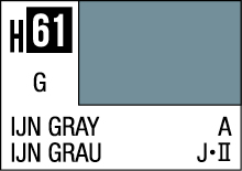 IJN Gray H61 color sample for design and color identification in various industries.