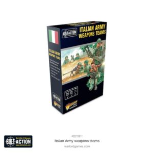 Italian Army Warfare expansion for Bolt Action features dynamic WWII soldier artwork and historical authenticity.