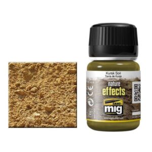Kursk Soil textured paint enhances model dioramas with realistic earth-like details and textures.